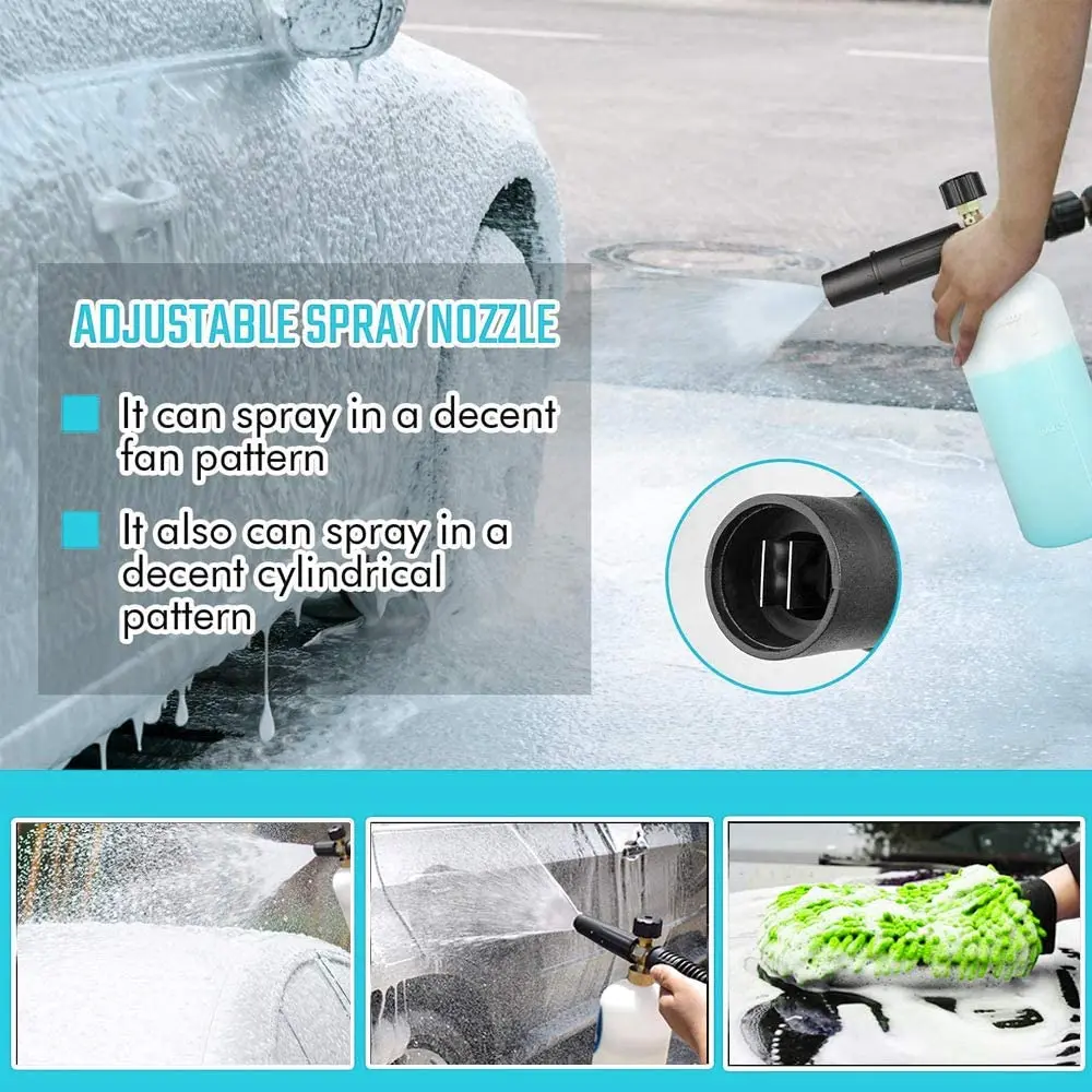 Pressure Washer Soap Injector Chemical Foam Cannon For Kit Detergent
