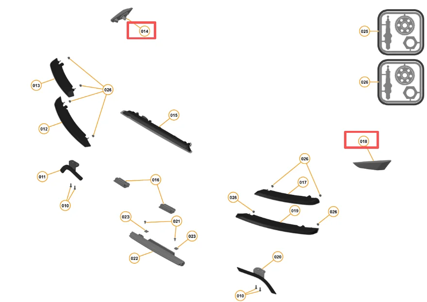 Wholesale Car Parts Turn Signal LED Bead Front Bumper Side Light For Mclaren 650S 12C Left 11A9222CP Right 11A9223CP factory