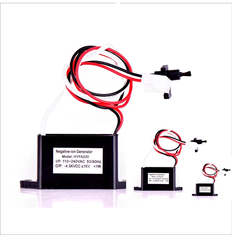 Генератор отрицательных ионов 220 В переменного тока настольный ионизатор воздуха компактный для