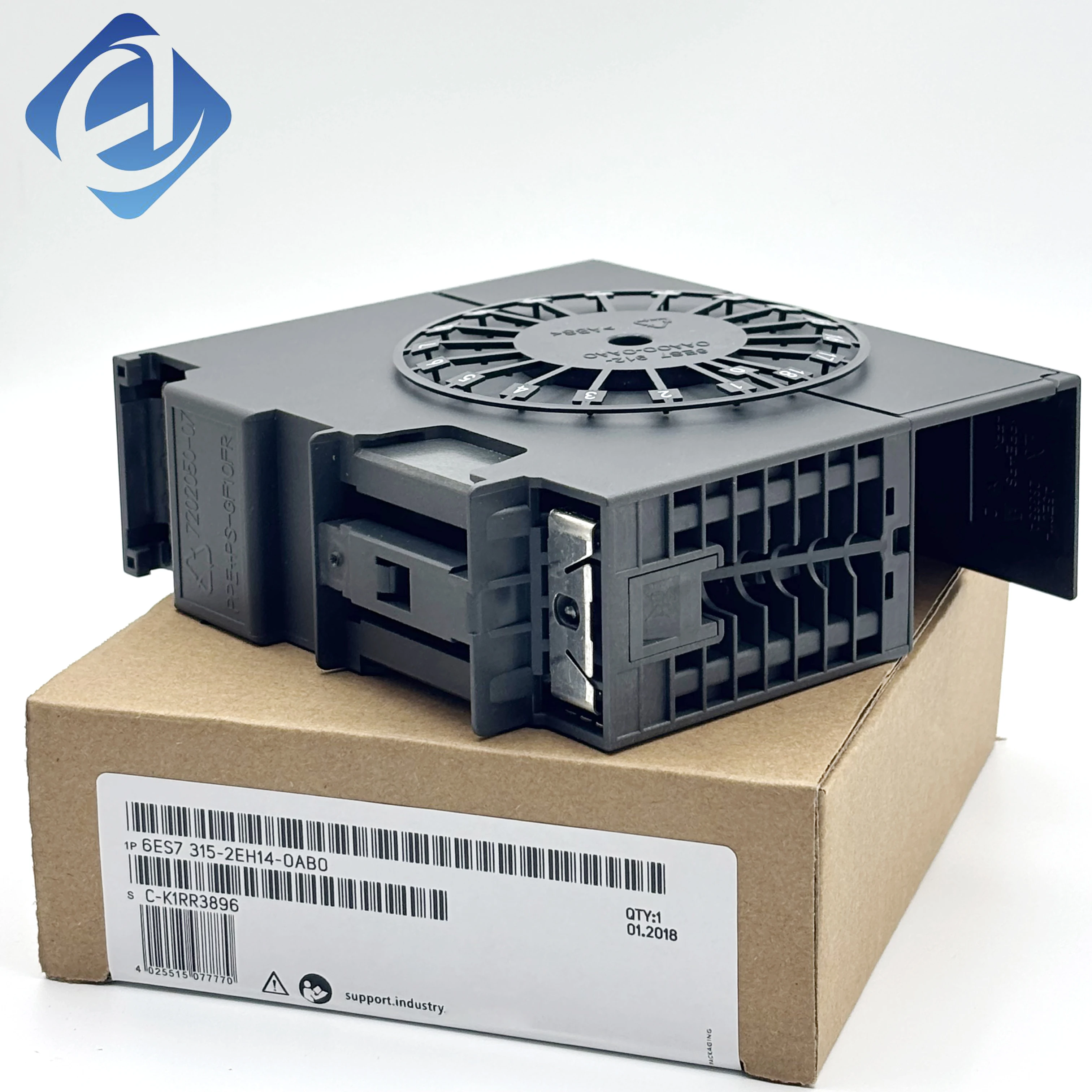 Brand New and Original 6ES7 315-2EH14-0AB0 6ES7315-2EH14-0AB0 CPU module for Siemens SIMATIC S7-300 series, featuring Profibus DP master/slave, integrated work memory, and high processing speed for complex automation tasks. 