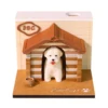 Maison pour chien marron