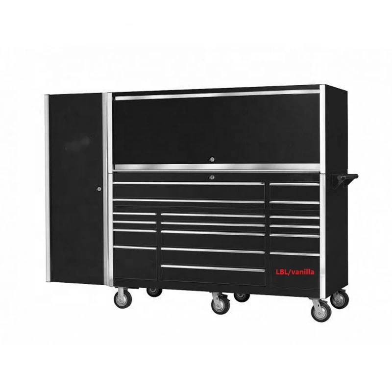Factory direct sales 72-inch 17-drawer workshop storage roller tool cabinet details