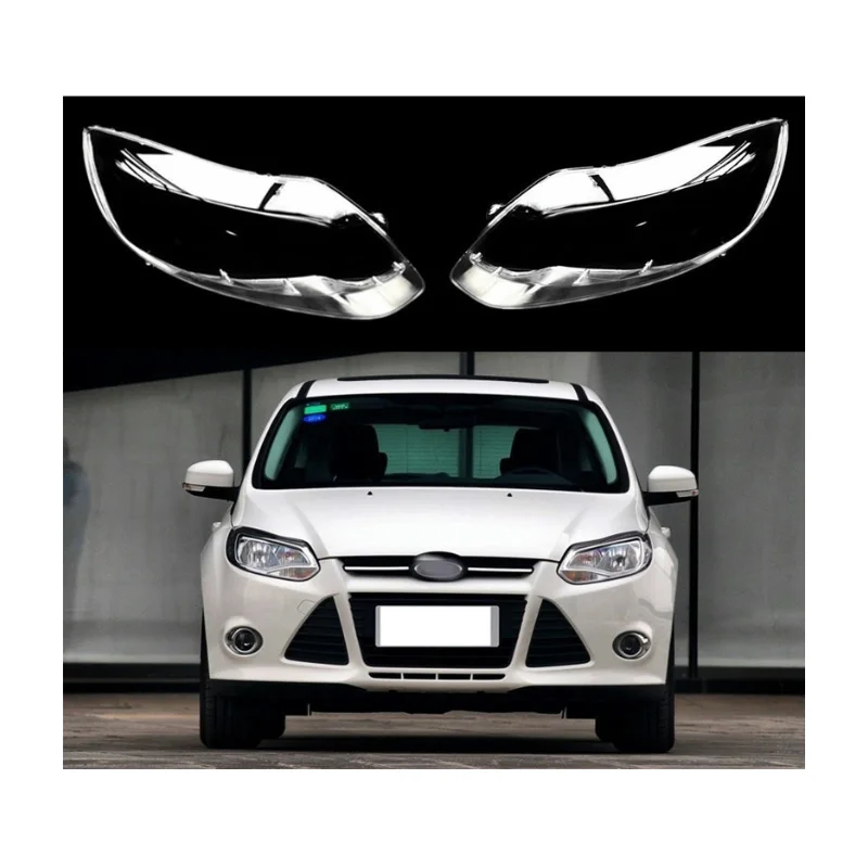 Fog Light Covers For Ford Focus 2015-2018 - Pair Of Black ABS Plastic Lamp Covers - View #6