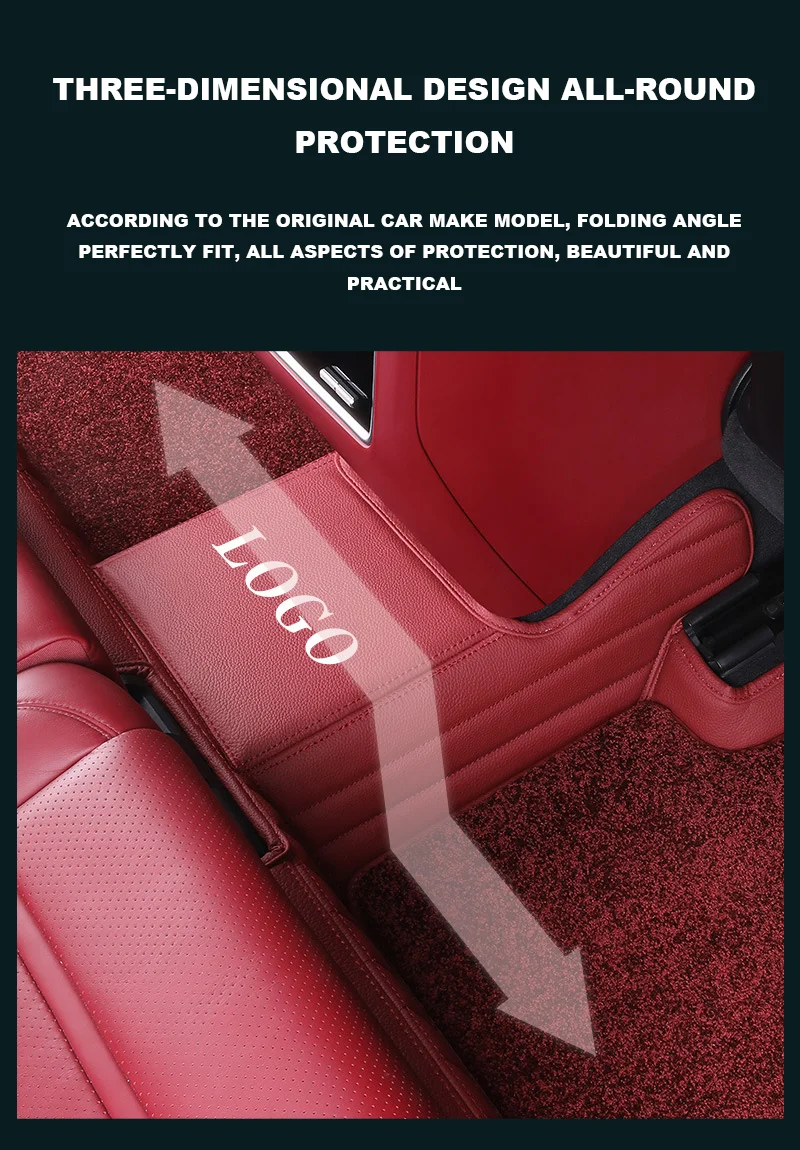 Custom Car Floor Mats for BMW Series Car Protection Full Coverage Pads Anti-Slip Leather Floor Lining All Weather Car Floor Mats