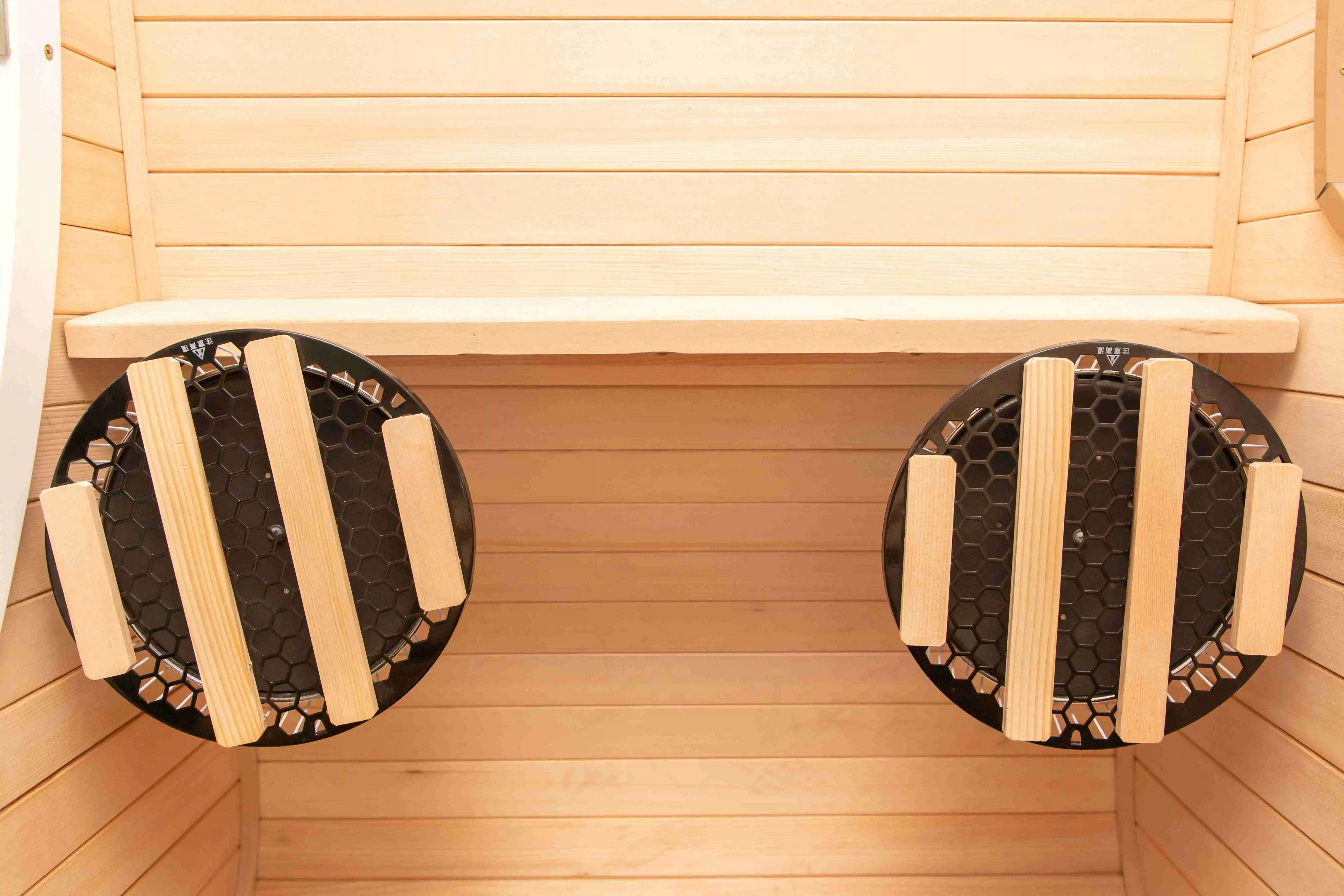 2024 Sauna Factory New Design Electric Modern Solid Hemlock Wood Oxygen Chamber Far Infrared Sauna 5' Intelligent Control Panel