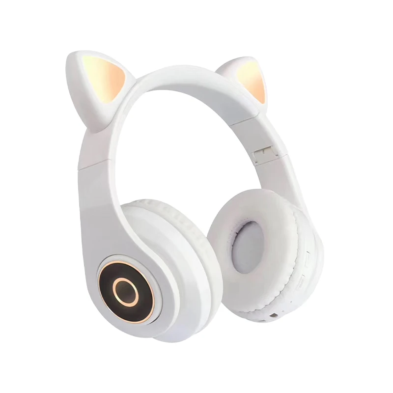 Dropshipping Products 2021 New Gaming Waterproof Sport Stereo Computer Phone Music Children Cute Cat Ears Headset Wireless Headphones - ANKUX Tech Co., Ltd