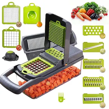 Kitchen vegetable chopper cutter multi Operated Vegetable Slicer,Safe Manual Salad Food Onion Vegetable Cutter Chopper