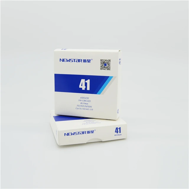 NEWSTAR  High Quality Quantitative Filter Paper 125mm Equivalent to Whatman Grade 41