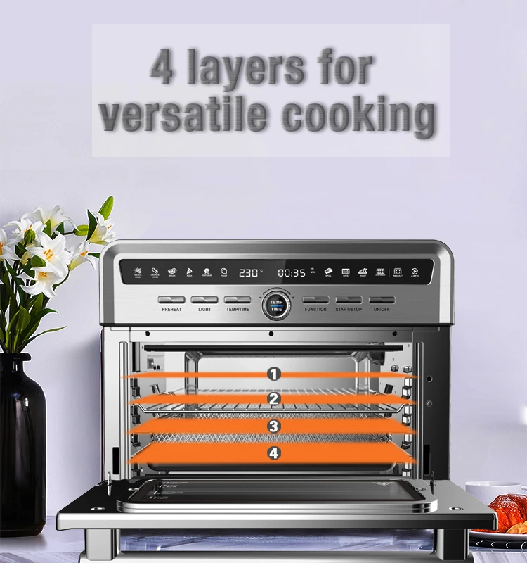Hotselling Electric Air Toaster Oven For Dehydrating Fruits With 10