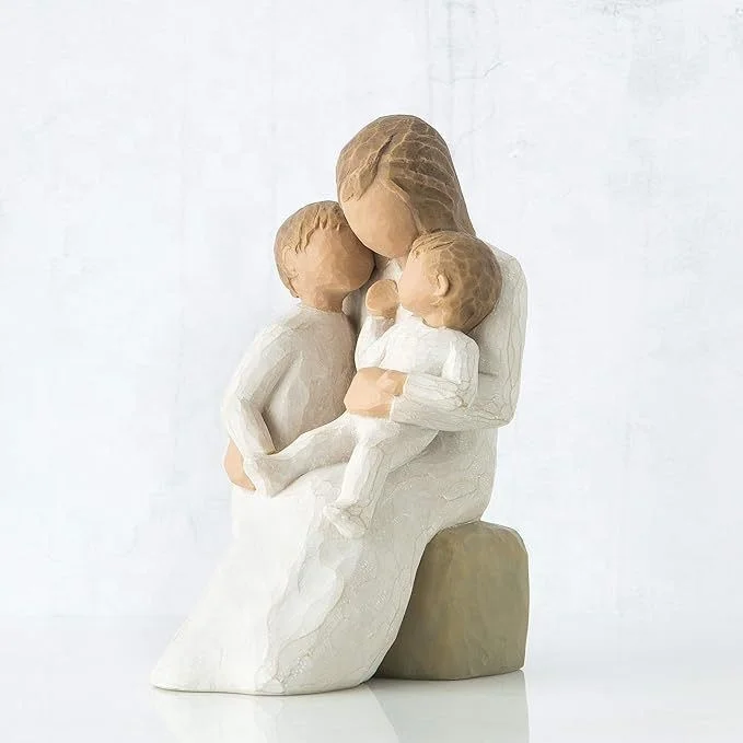 Best Selling Items Abstract Mother and Children Sculpture Garden Statue Ornament