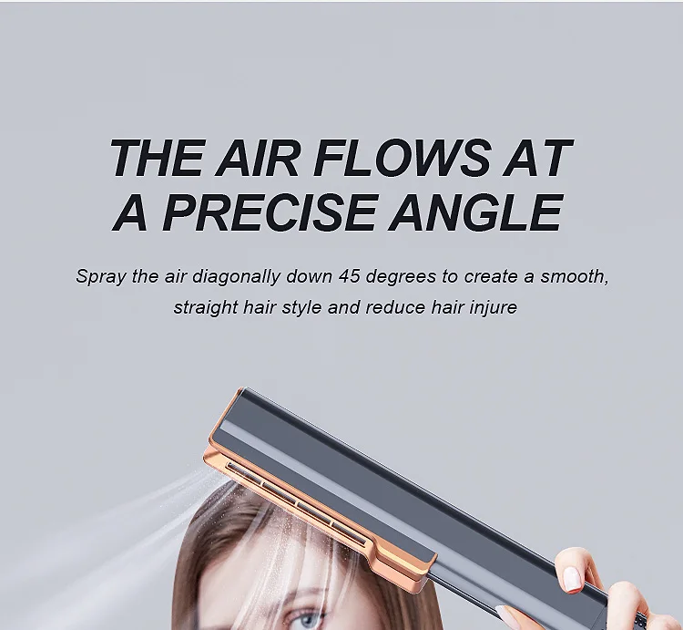 Multi styler 2 in 1 airstyler wet to dry plancha cabello airflow air blower dryer flat iron hair straightener with air