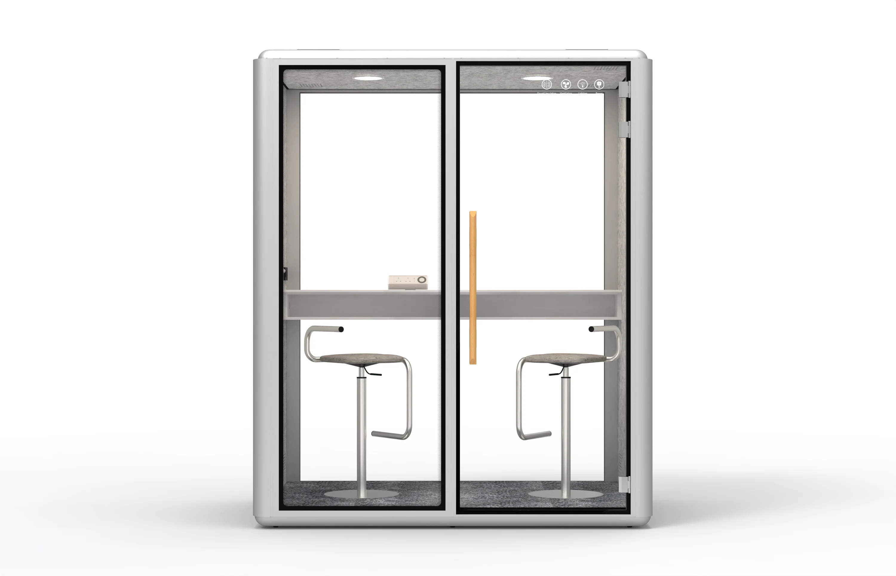 European Style Work Office Pod Well-Decorated Soundproof Phone Booth Home Office Studio Villa Indoor Bathroom Apartment Bedroom 9