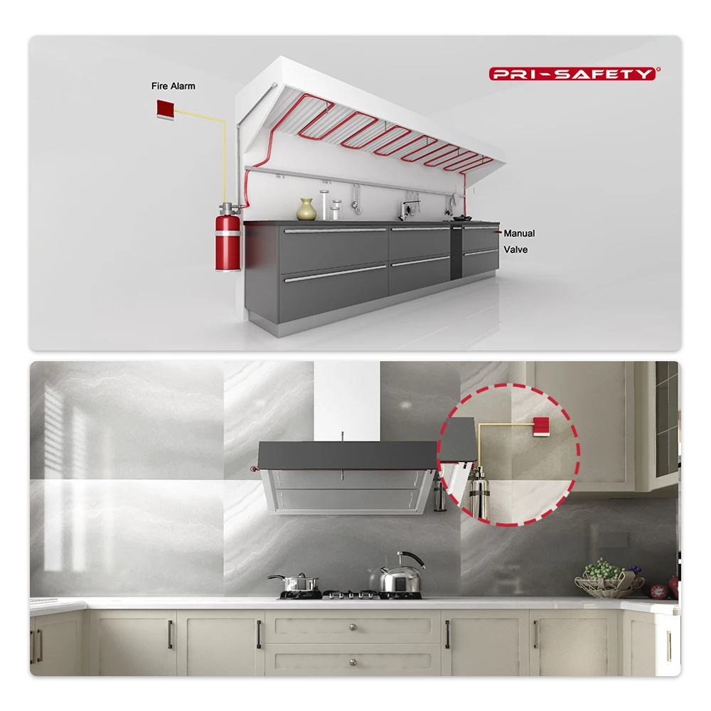 Automatic Fire Suppression System Kitchen Fire Suppression Systems