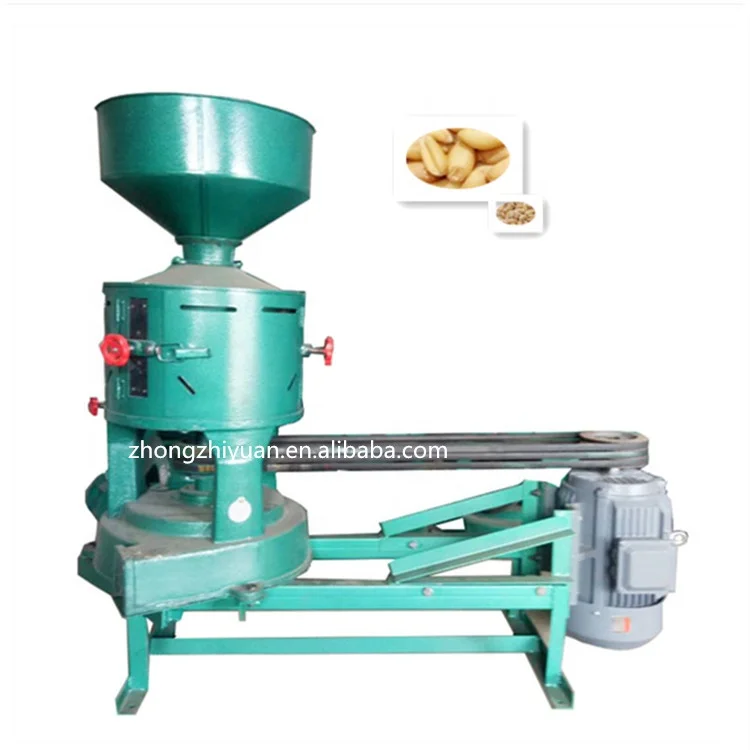 Small Oat Buckwheat Hulling Machine Maize Degerminator Rice Paddy Sesame Peeling Machine