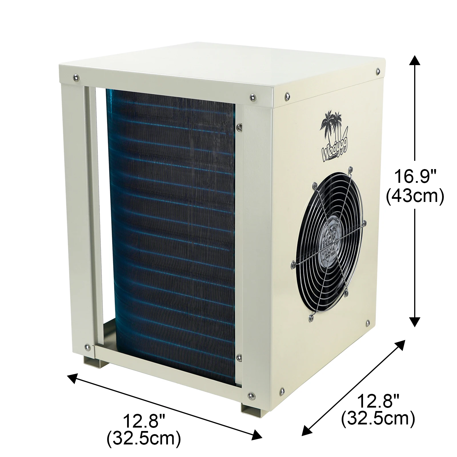 12000BTU Dc мини бассейн тепловой насос вертикальный инвертор воздух-водонагреватель 110 В 60 Гц