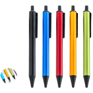 New Multi-Color Aluminum Rod Ballpoint Pen Push-Button Design for Corporate Event Promotional Gift & Logo Printed Gel Pens