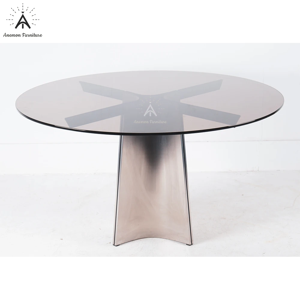 Af T201 Noble Design Conference Tables Round Glass Table Buy Glass Round Table