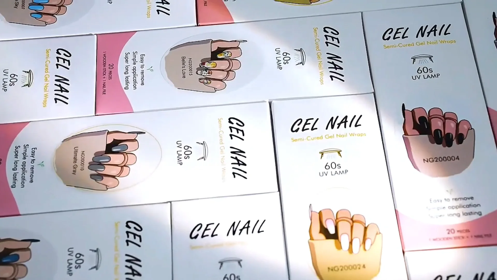 Beauty Sticker Gel Nail Strips Cheap Price Red Gel Nail With Uv Semi