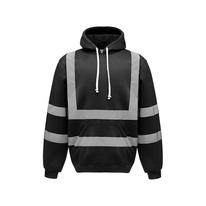 Hi Vis reflective sweatshirt hoodie fleece  sweatshirt
