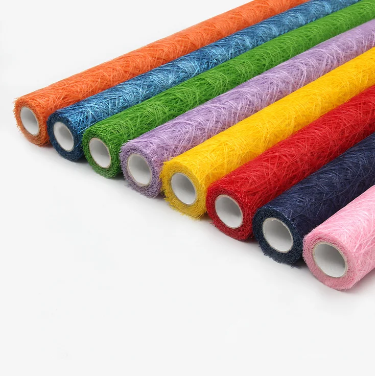 Flower Gift Wrapping Paper Raffia Wrapping Paper Birthday Party Supplies Craft Paper Waterproof