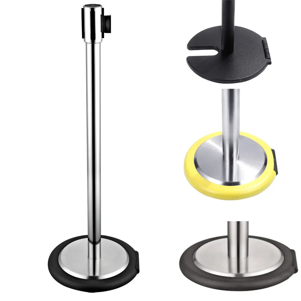 Выдвижной ремень для контроля толпы стойка из нержавеющей стали выдвижной барьер с