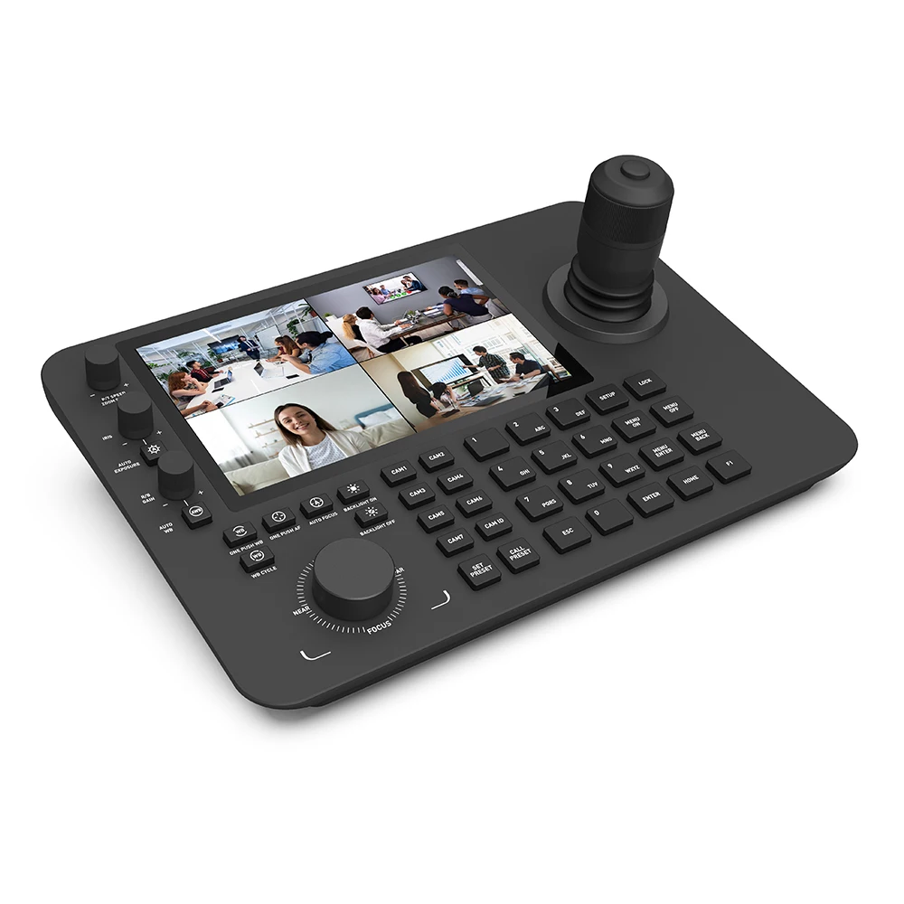 MYTECH 4D Joystick IP PTZ Controller - 7 Inch LCD Display MYTECH 4D Joystick IP PTZ Controller - 7 Inch LCD Display