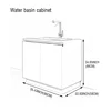 Mobile lavabo 88*90*58 cm