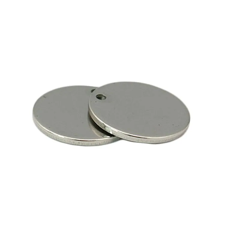 TCJH Customized Precision Shining Stainless Steel Stamping Blank Pendant