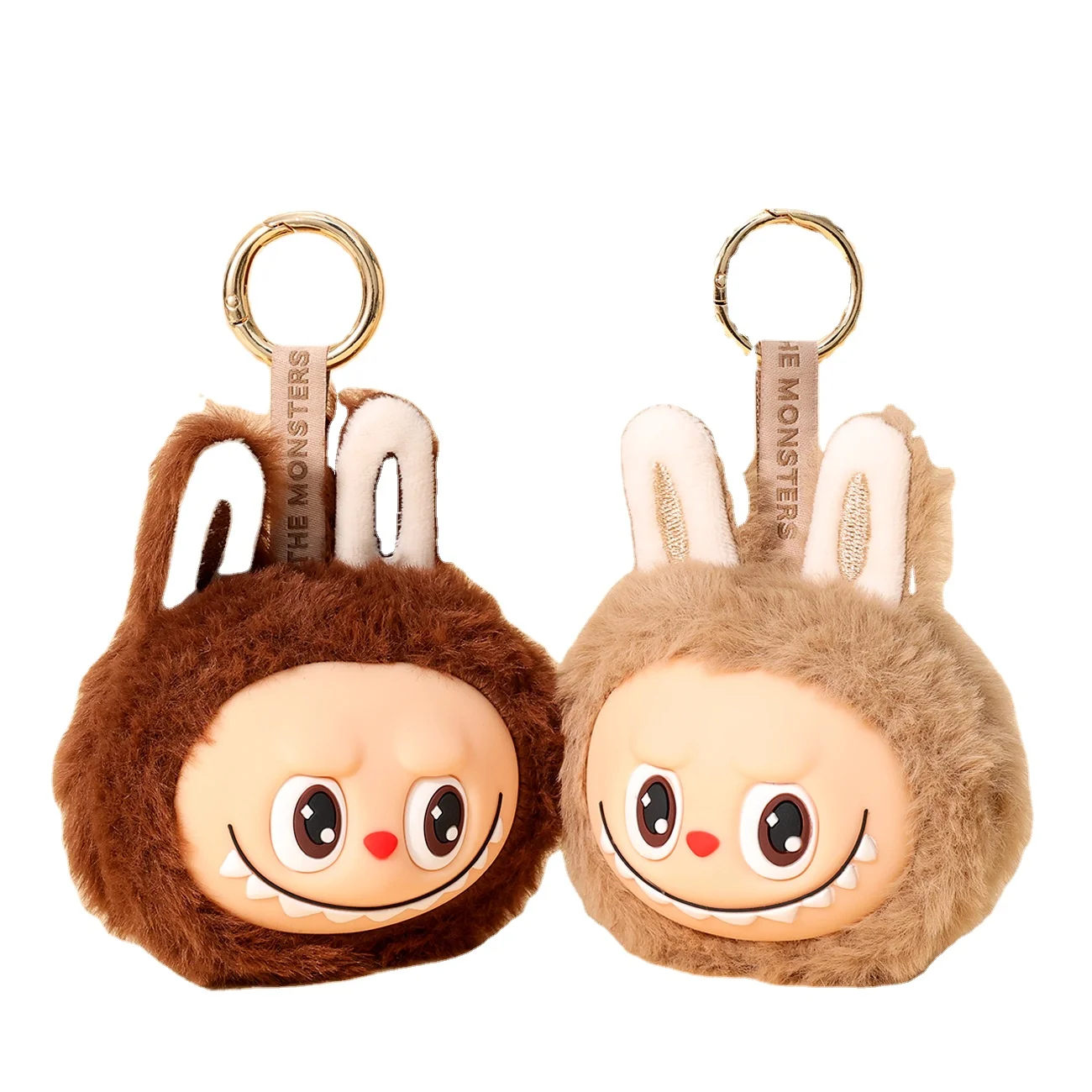 キーホルダー・キーリング Labubu Let's Play Together Doll Series Duoduo Keyring Labubu Doll Keychain – Soleil and Lemons