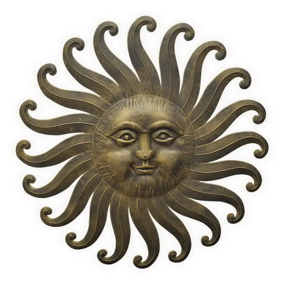 sten arkiv Hindre Source Outdoor Bronze Cast Sun Face Wall Sculpture Metal Sunflower Garden  Ornament on m.alibaba.com
