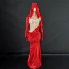 Red with silver crystals