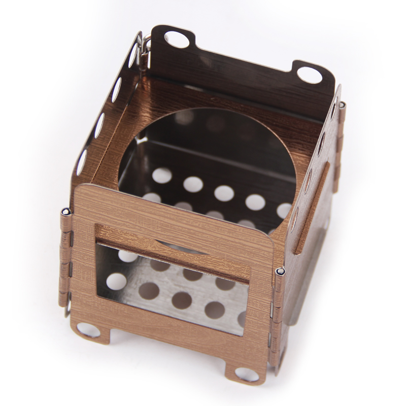 Горелка из нержавеющей стали для кемпинга, бронзовая горелка, портативная мини-горелка для кемпинга, только 165 г