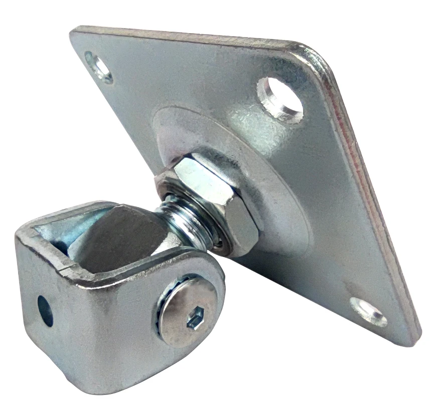 Cerniere Per Porte Cardine Ala Cerniera E Cuscinetto Comunello Per Cancello 96G, Con Piastra A Fissare, Misura Grande, Finitura Zincato Cerniera Cancello - Foto 4