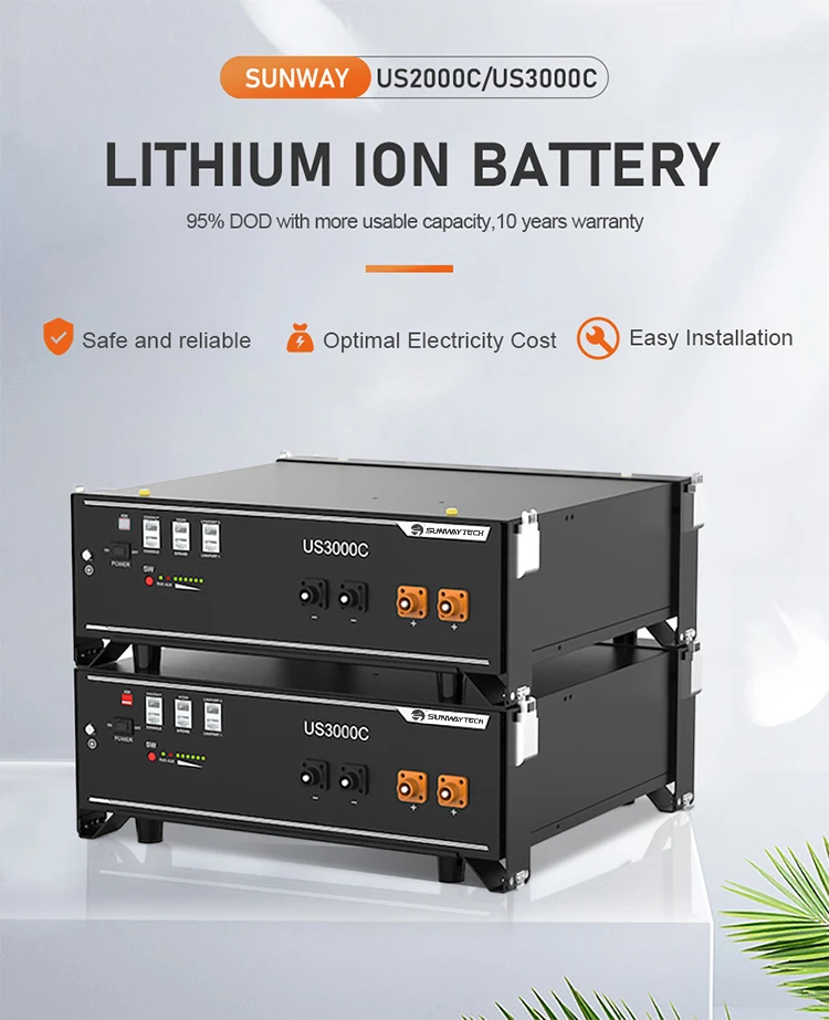 Sunway 48v Lithium Ion Battery - 10kwh, 6000 Cycles Life
