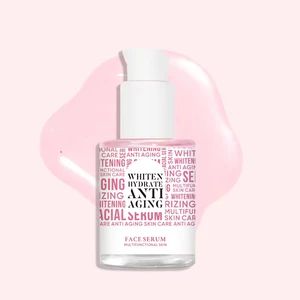 Hydrating Plumping Anti-Aging Rosewater Face Serum Collagen & Hyaluronic Acid Moisturizing Repair Face Serum for Dry Dull Skin