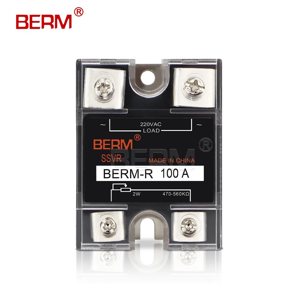 Ssvr100a Singlephase Solidstate Regulator Relay,Intelligent Chip