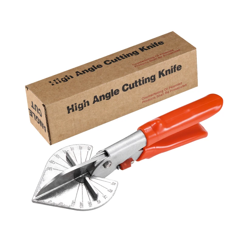 45-135 Degree Miter Shears Multifunctional Trunking Shears Adjustable Degree for Cutting Various Shape Miter Gasket Angle Shear