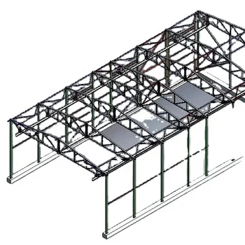 China Factory Prefabricated Warehouse Steel Structure Building Workshop with Drawings