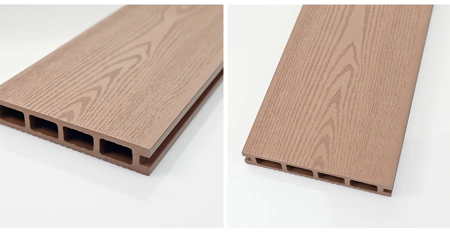 Outdoor Solid Fire-resistant Anti-uv Wpc Decking Covering Plank