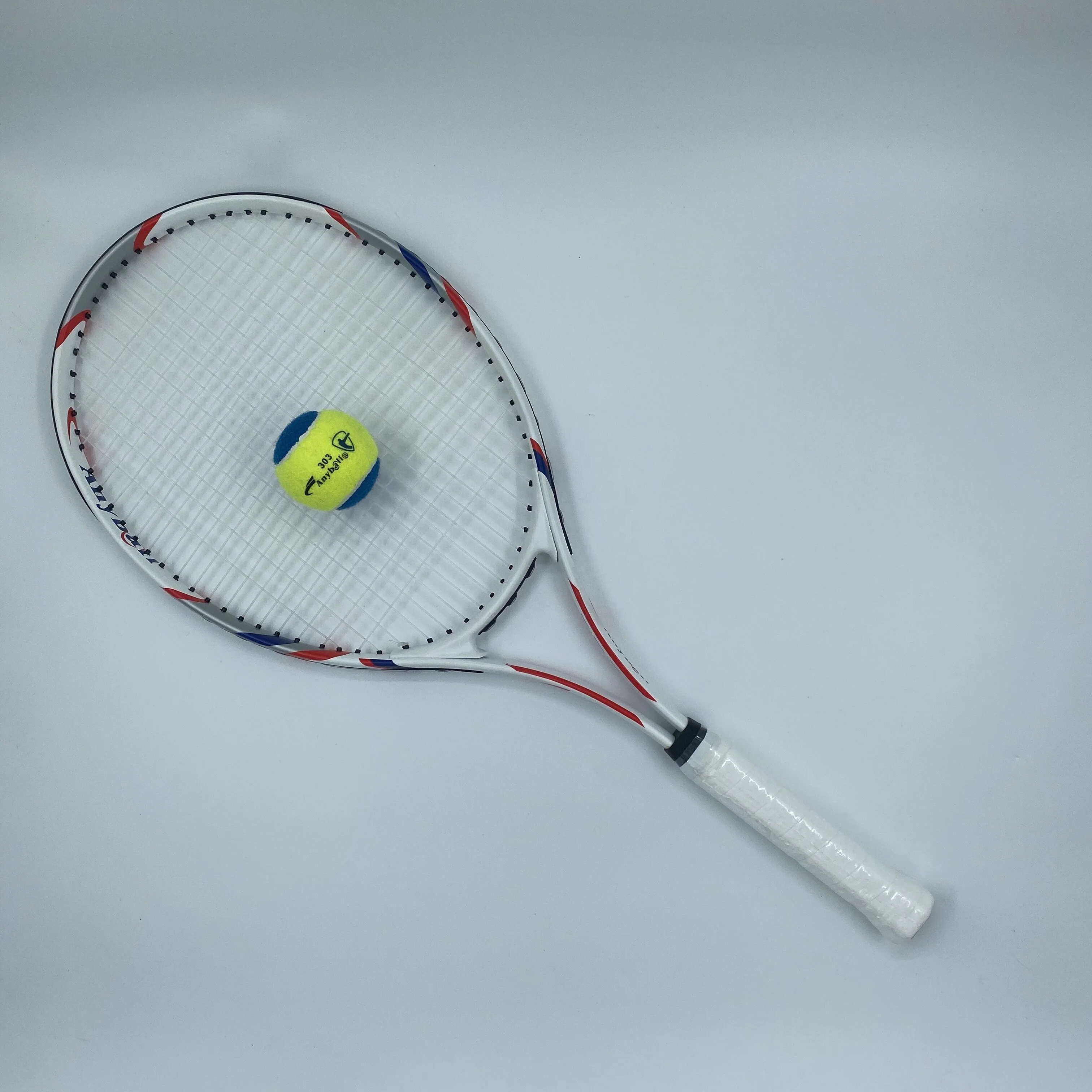 Customizable Aluminum Alloy Tennis Racquet with PU Grip for Training and Daily Use Factory Wholesale Prices