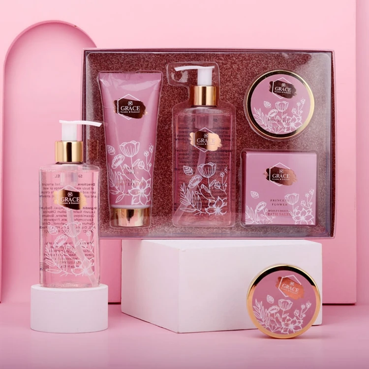 Ecofriendly Luxury Mother Day Gift Set Natural Organic Shower Gel Body