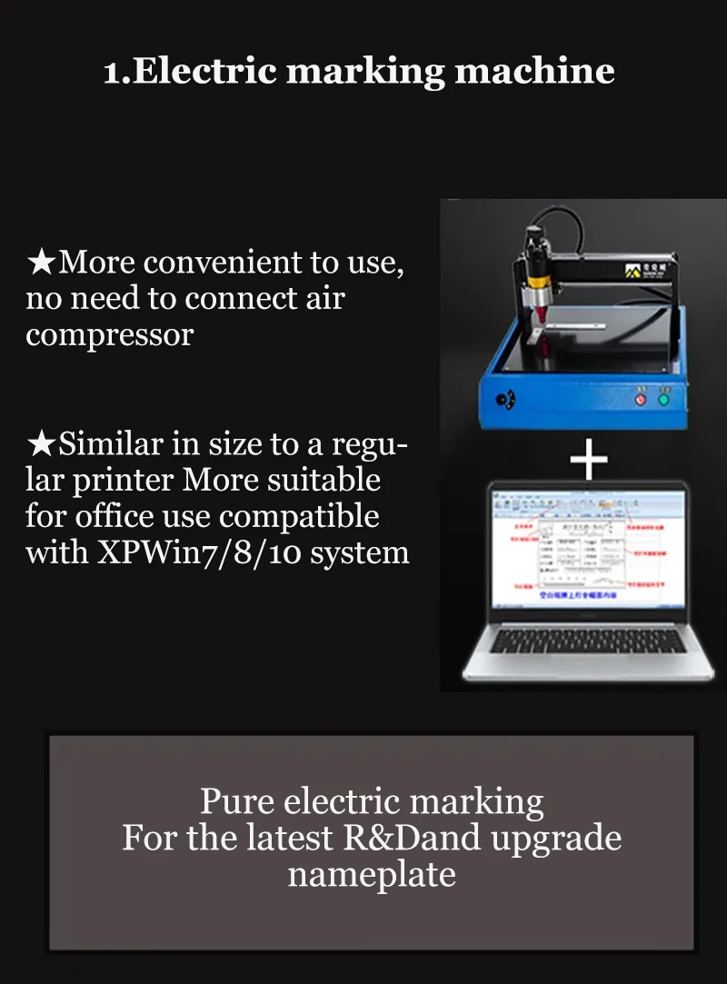 Stainless Steel Metal Nameplate - CNC Router Marking