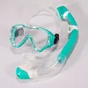 Green and white suit - transparent silicone