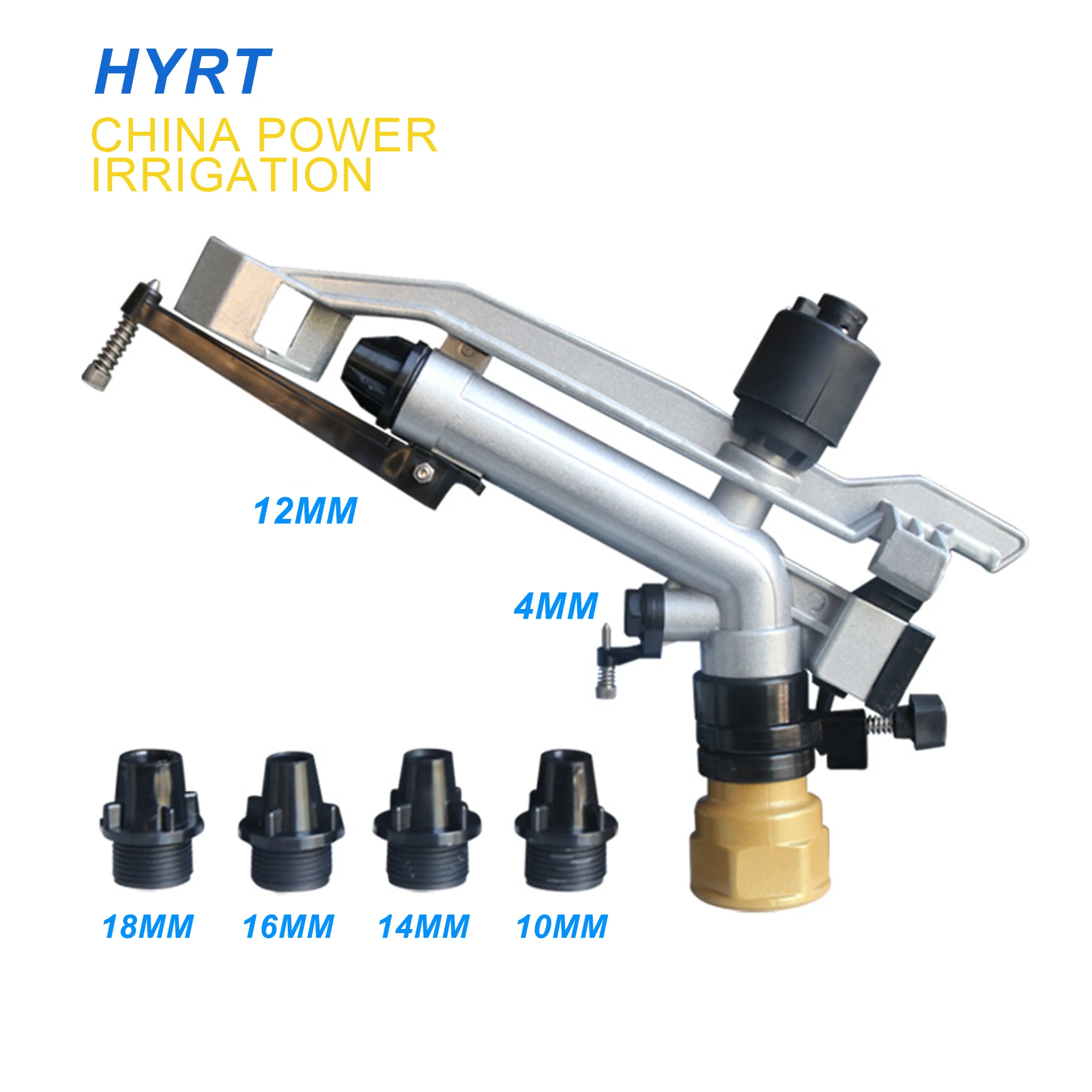 Cannone irrigatore ad acqua 18-36m 360 per attrezzatura di irrigazione agricola