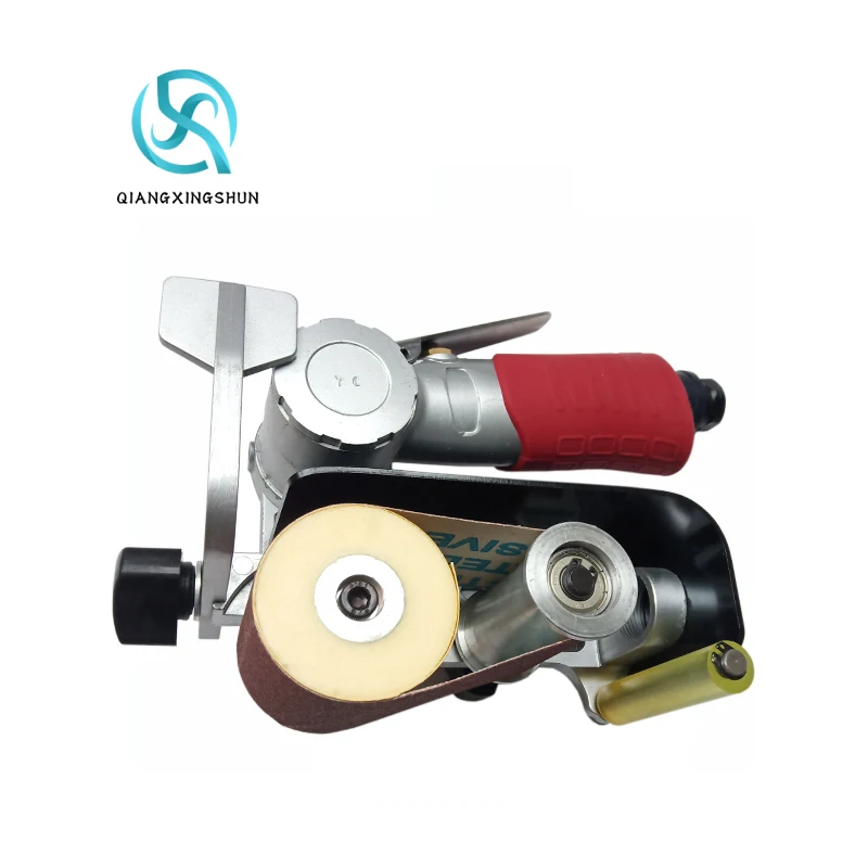 Ручная промышленная ленточная шлифовальная машина 60*260 мм с резервуаром для дерева и металла