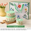Grass & Flower Bowl Set(Gift Box Set)