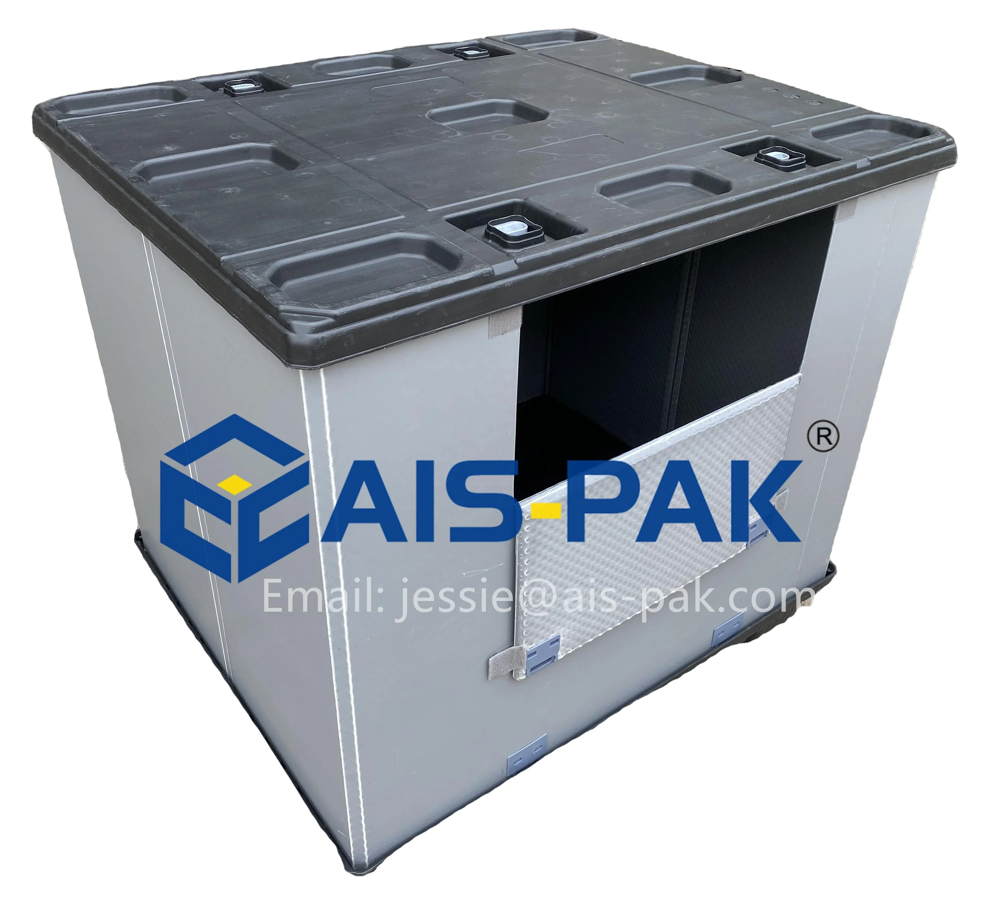 Customized Plastic Pallet Box with PP Corrugated Separator