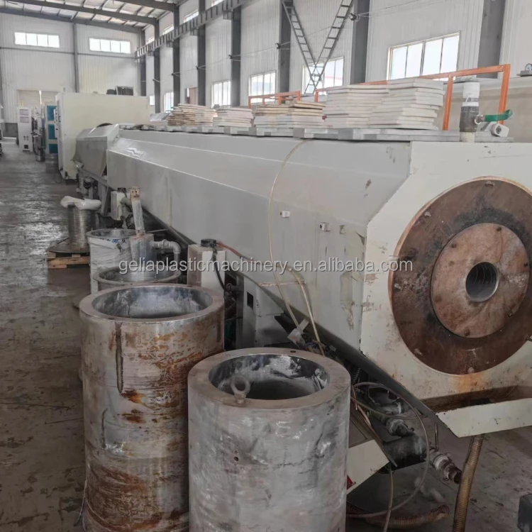Second Hand UPVC Drip Irrigation/Conduit Cable/Layflat/Sewage Pipe Extruder/Plastic Tube Extrusion Line/PVC Hose Making Machine
