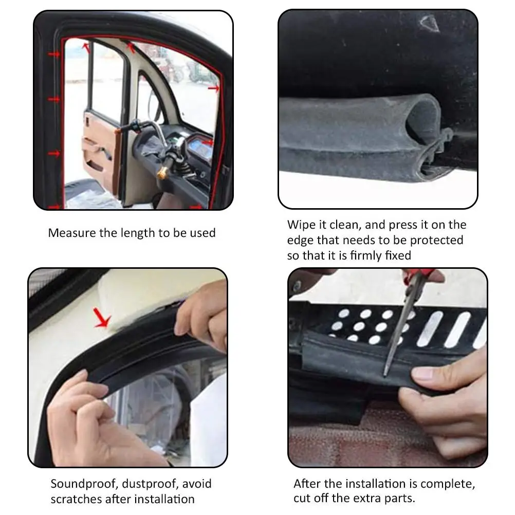 Epdm Weatherproof Rubber Sealing Strip For Car Doors And Windows - Buy ...