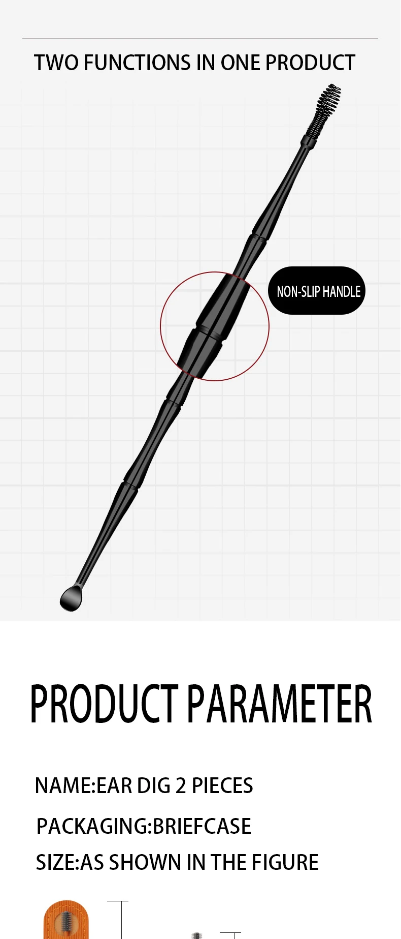 product factory made custom color ear wax removal kit beauty stainless steel ear cleaning tool-6